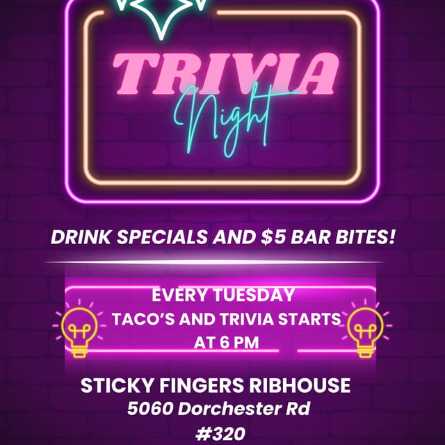 Taco's and Trivia on Dorchester