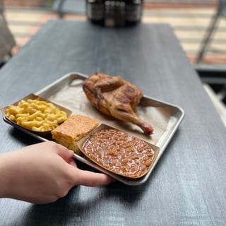 HALF SMOKED CHICKEN PLATE